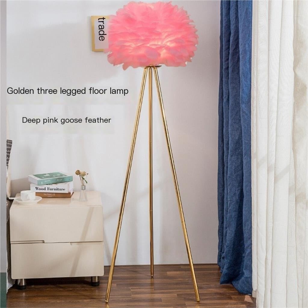 Lampe avec trépied design nordique créatif, luminaire décoratif d'intérieur