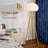 Lampe avec trépied design nordique créatif, luminaire décoratif d'intérieur