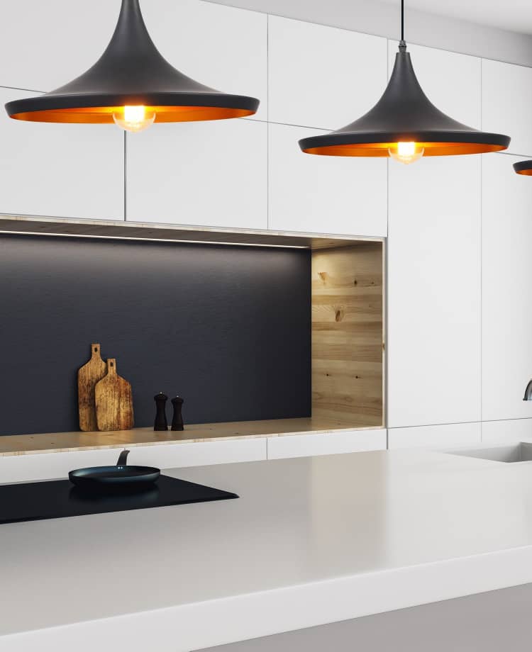 Lustre Suspension Rétro Industriel Lampe E27 pour Chambre comptoir Bar haul cafeteria restaurant Noir